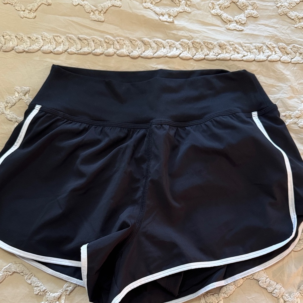 gilly hicks black running shorts